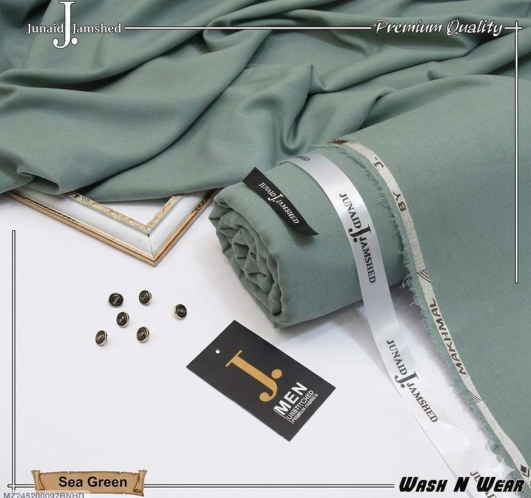 Men’s Wool Plain Suit Sea Green Winter – Premium Wash N Wear Formal Suit